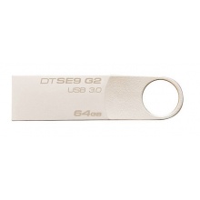 金士顿（Kingston）64GB USB3.0 U盘 银色 金属外壳 高速读写