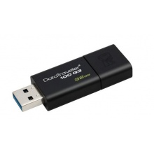 金士顿（Kingston）32GB USB3.0 U盘  黑色 滑盖设计 时尚便利 