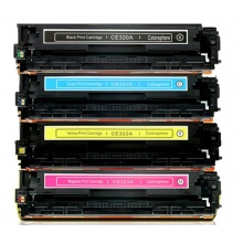 HP CM1415硒鼓 CE320-323黑红黄蓝四色鼓
